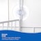 Kenney Mfg Rust-Resistant Metal & Bamboo 2-Tier Hanging Shower Caddy, 24in H x 11in W x 4.5in D, White KN614140PS - alternate 5